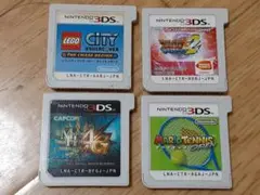 3DS モンハン4G ドラゴンボールヒーローズ2 レゴCITY マリオテニス
