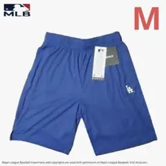 【新品】MLB ドジャース ハーフパンツ ショートパンツ メッシュ Mサイズ