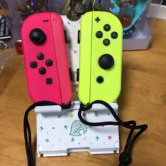 超美品☆限定カラーでストラップ付き!ネオンピンク×ネオンイエロー