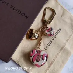 キュート❤ルイヴィトン ポルトクレ•レオパード バッグチャーム キーホルダー