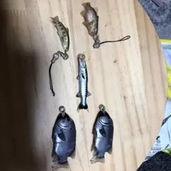 魚フィギュア 加工品5個