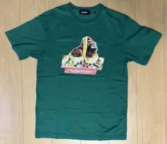 XLARGE エクストララージ グラフィックプリント 緑色 Tシャツ Mサイズ