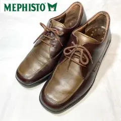 MEPHISTO メフィスト　ヒールアップシューズ　ブラウンレザー　24cm