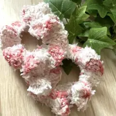シュシュ かぎ針編み ハンドメイド 2点セット 匿名配送