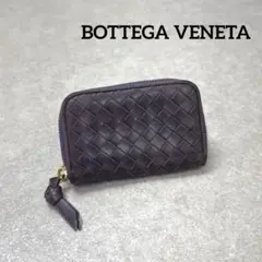 BOTTEGA VENETA イントレチャート コインケース ラウンドファスナー