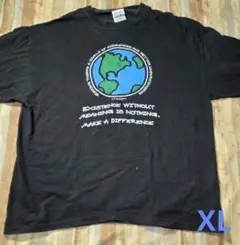 PORT and COMPANY 黒 Tシャツ XL メッセージT