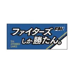 ファイターズ 応援タオル 青