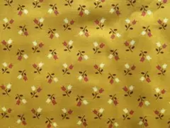 生地・花柄・黄色