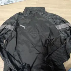 PUMA ストライプ ジップアップジャケット XL