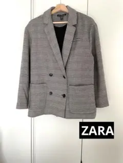 Zara ザラチェック柄ジャケット