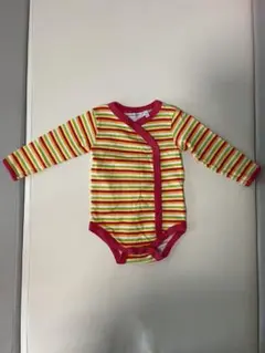 marimekko ストライプロンパース 68cm 6m