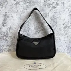 美品 PRADA プラダ ワンショルダーバッグ ナイロン ブラック