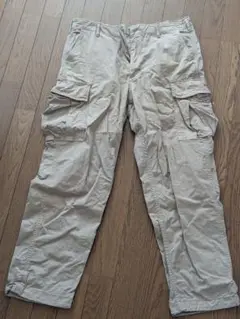 ユニクロ　カーゴパンツ　ベージュ　L（W84-92）　463957　人気廃盤品