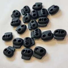 ⭐️ コードロック コードストッパー メタルスプリング 穴幅4mm ブラック