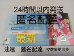 zf匿名配達 常磐興産 株主優待券 スパリゾートハワイアンズ入場券4