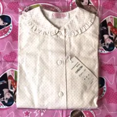 レトロ 水玉 キッズ トップス パジャマ