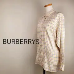 BURBERRYS バーバリーズレディースMイエローチェック柄ブラウス
