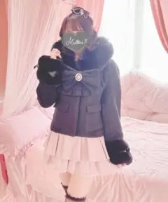 【MA＊RS】ファー付きピンク姫コート♡ MA*RS（アメーバーマーズ）の「うさ耳ファーコート（その他