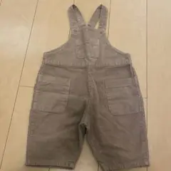 韓国子供服コーデュロイショートオーバーオール
