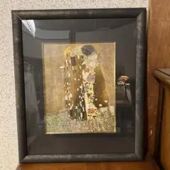 【インテリア絵画】クリムト　接吻