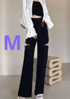 スリットダメージワイドパンツ[gm633]