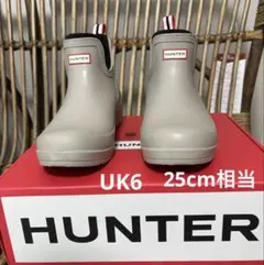 HUNTERレディース プレイ チェルシー ネオプレーンブーツ UK6 25cm