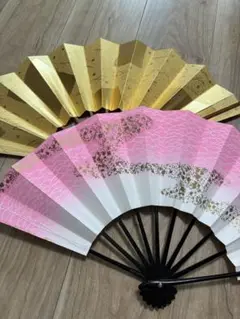 舞扇子 ピンク 金　参考価格各5000円
