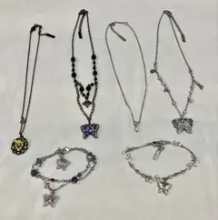 ◆ANNA SUI 6点 まとめ◆ネックレス ブレスレット◆新品仕上げ有◆
