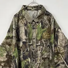 USA古着 ranger 迷彩 リアルツリー シャツ アウトドア ミリタリー