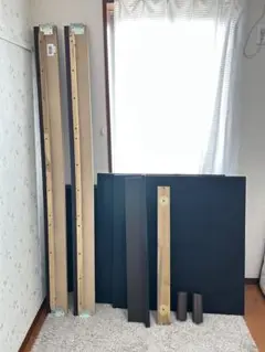 ベッドフレームとホワイトマットレスのセット