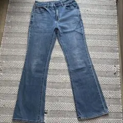 y2k flare denim pants fade grunge