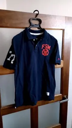 黒　ポロシャツ FSM SCOTSMAN 19