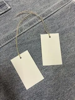 【夏セール】は紐付き　無地タグ　下げ札　値札　グレー