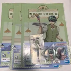 ブルーロック 一番くじ　潔世一　E賞　アクスタ　H賞　缶バッジ　G賞