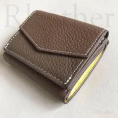 @最高級トゴレザー 本革 3つ折り ミニ財布 小さい財布2