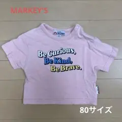 MARKEYS マーキーズ　ピンク Tシャツ 80サイズ
