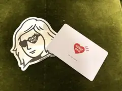 マイナーフィギュア×HUMAN MADE限定ステッカー&カードセット