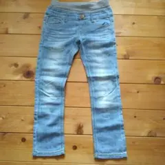 デニムスキニーパンツ ライトブルー 130㎝