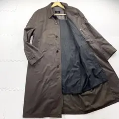 美品　ヒューゴボス　ステンカラーコート　ロング　2WAY ライナー　XL相当