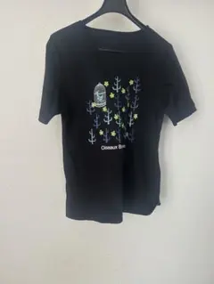 franeries フラネリ　ブラックプリントTシャツ タキヒヨー　M