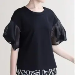 美品　フェンネル　FENNEL シアー　パフスリーブ　9号