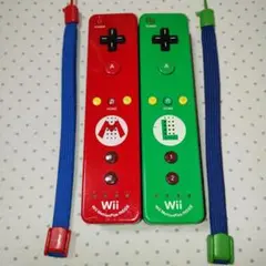 wiiリモコンプラス　マリオ　ルイージ　ストラップ付き