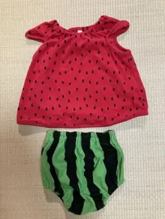 西松屋*スイカ セットアップ