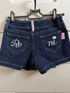 RONI デニムショートパンツ　刺繍