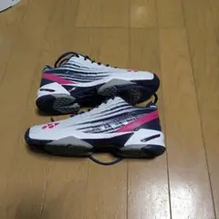 ヨネックス パワークッションチームGC ホワイト/ネイビー 23.0cm