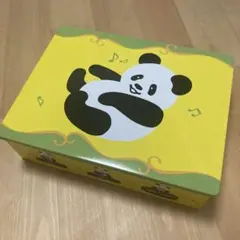 ヨックモック上野限定 パンダ缶　空き缶　収納　ラッピング　雑貨