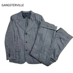 【美品✨】GANGSTERVILLE スーツ セットアップ チャコールグレー L 美品✨】GANGSTERVILLE スーツ セットアップ チャコールグレー L