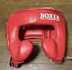 BOXER ボクシング ヘッドギア S レッド　イサミ