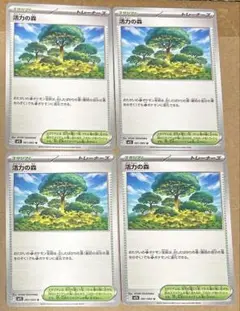 活力の森 4枚セット ポケモンカード