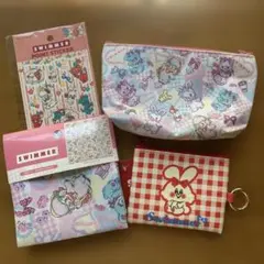 SWIMMER ポーチ　ミニポーチランチクロス　ステッカー